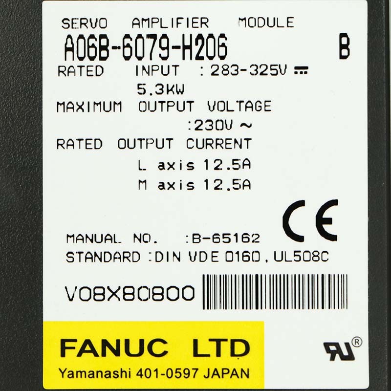 Used Fanuc A06B-6079-H206 Servo Drive Warranty 12 Months Tested Ship Fast