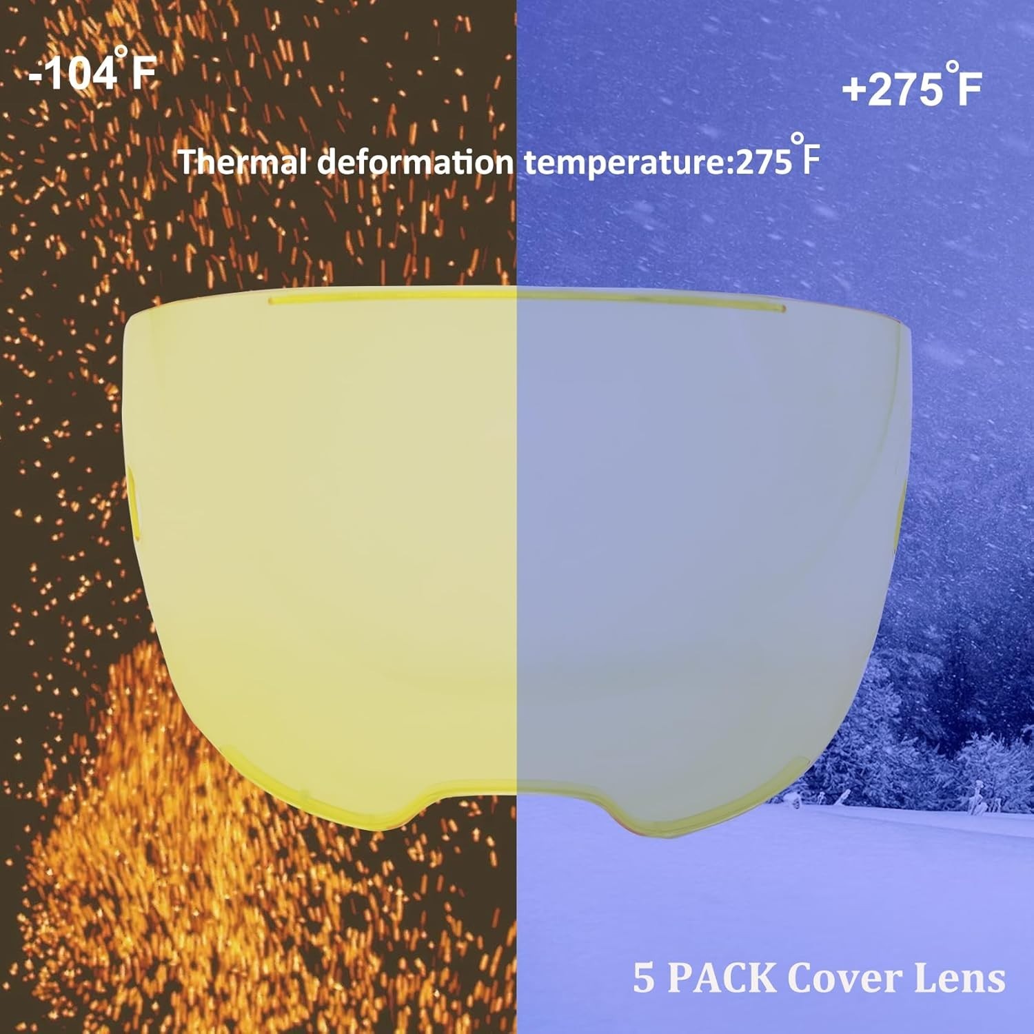 High Clarity Lens Replacement for ESAB Sentinel A50 – 5 Pack for Clear Vision