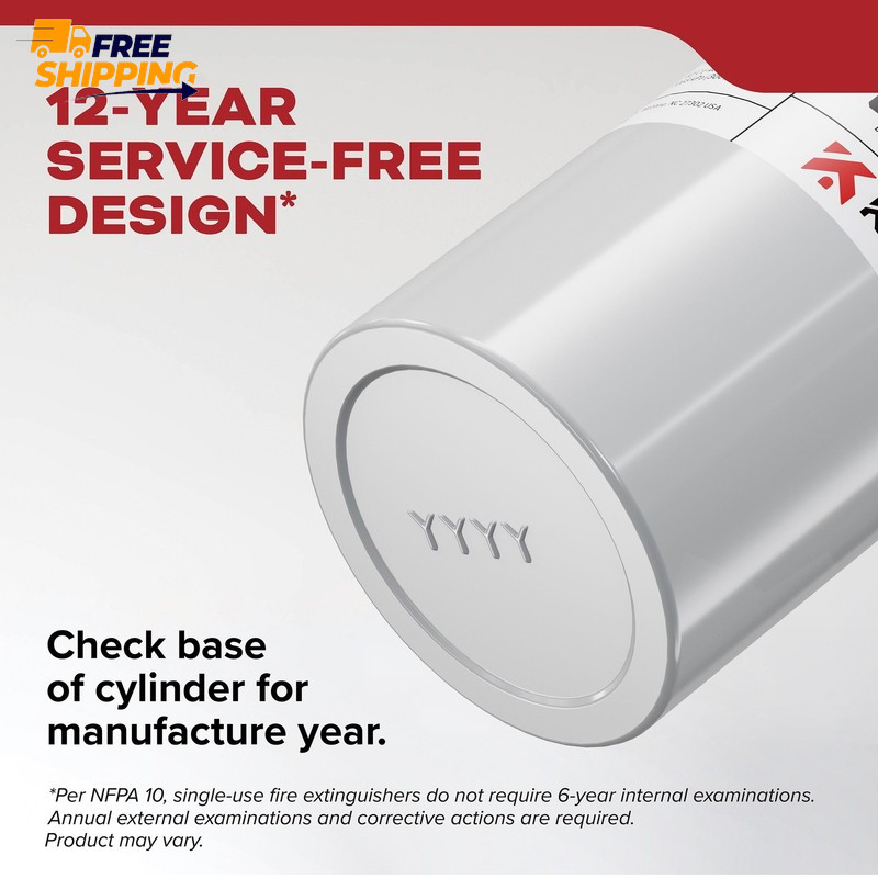 Fire Extinguisher for Vehicles, Cars, Single Use 5BC