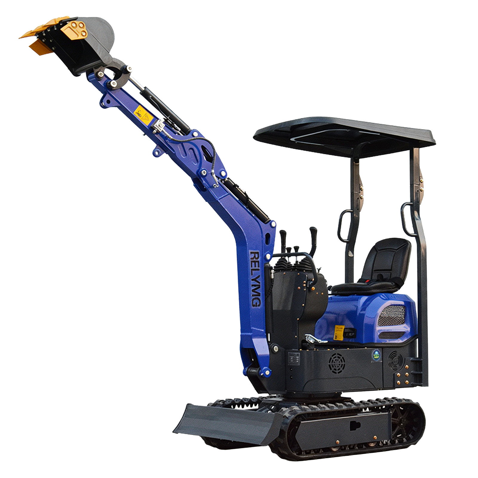 Free Shipping 13.5HP Mini Excavator 1 TON B&S EPA Engine Hydraulic Thumb Digger