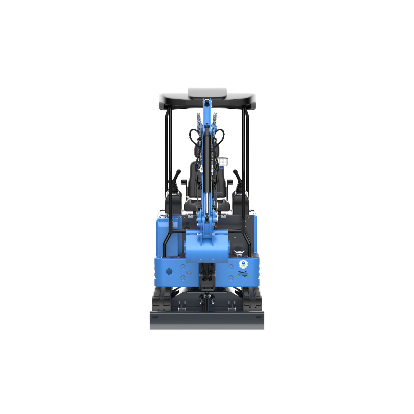 4,000 lbs Mini Excavator | KUBOTA Diesel Engine | Hydraulic Thumb，Compact Digger