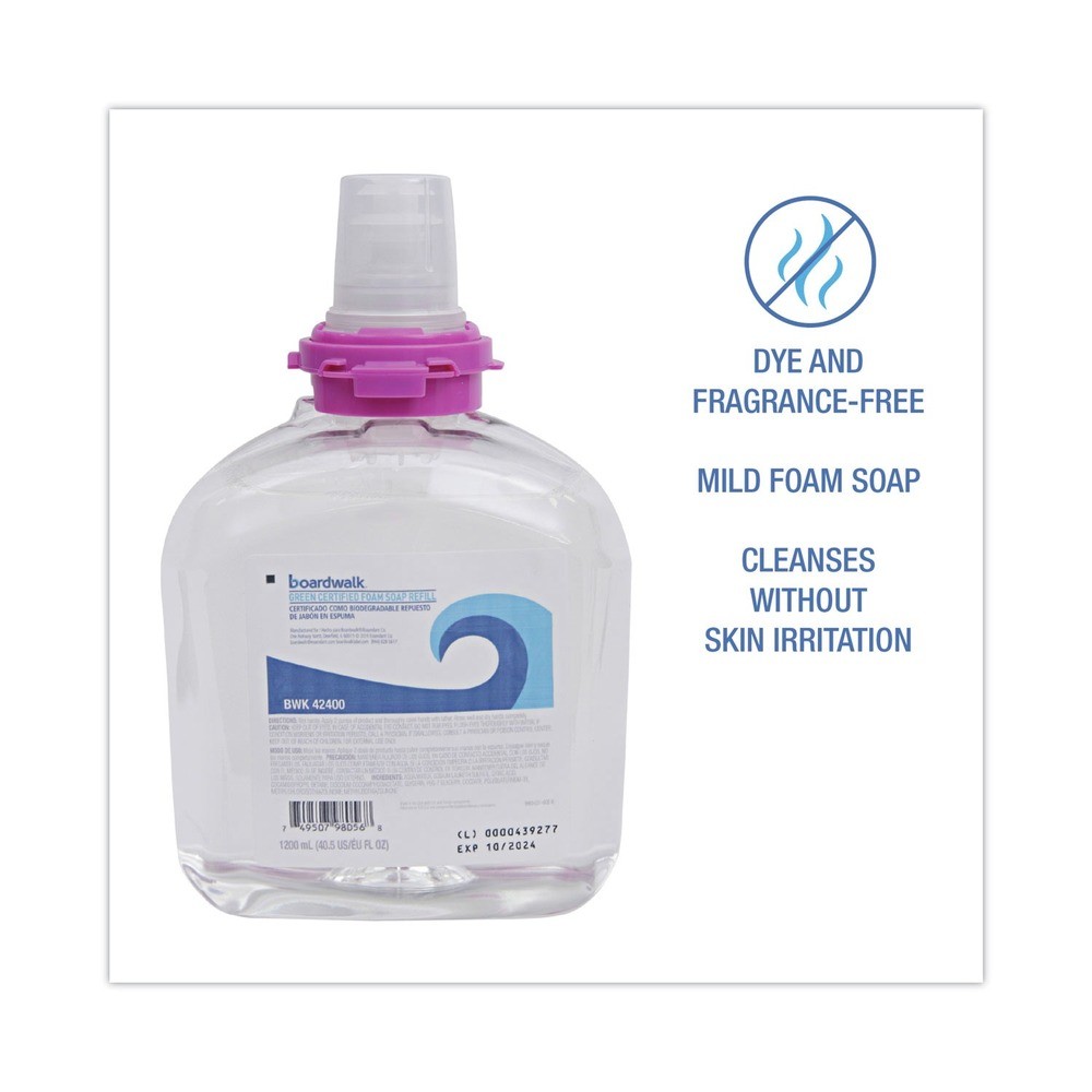Boardwalk 1200mL Soap Dispenser & Unscented Soap Refill Bundle (2 Refill/CT) New