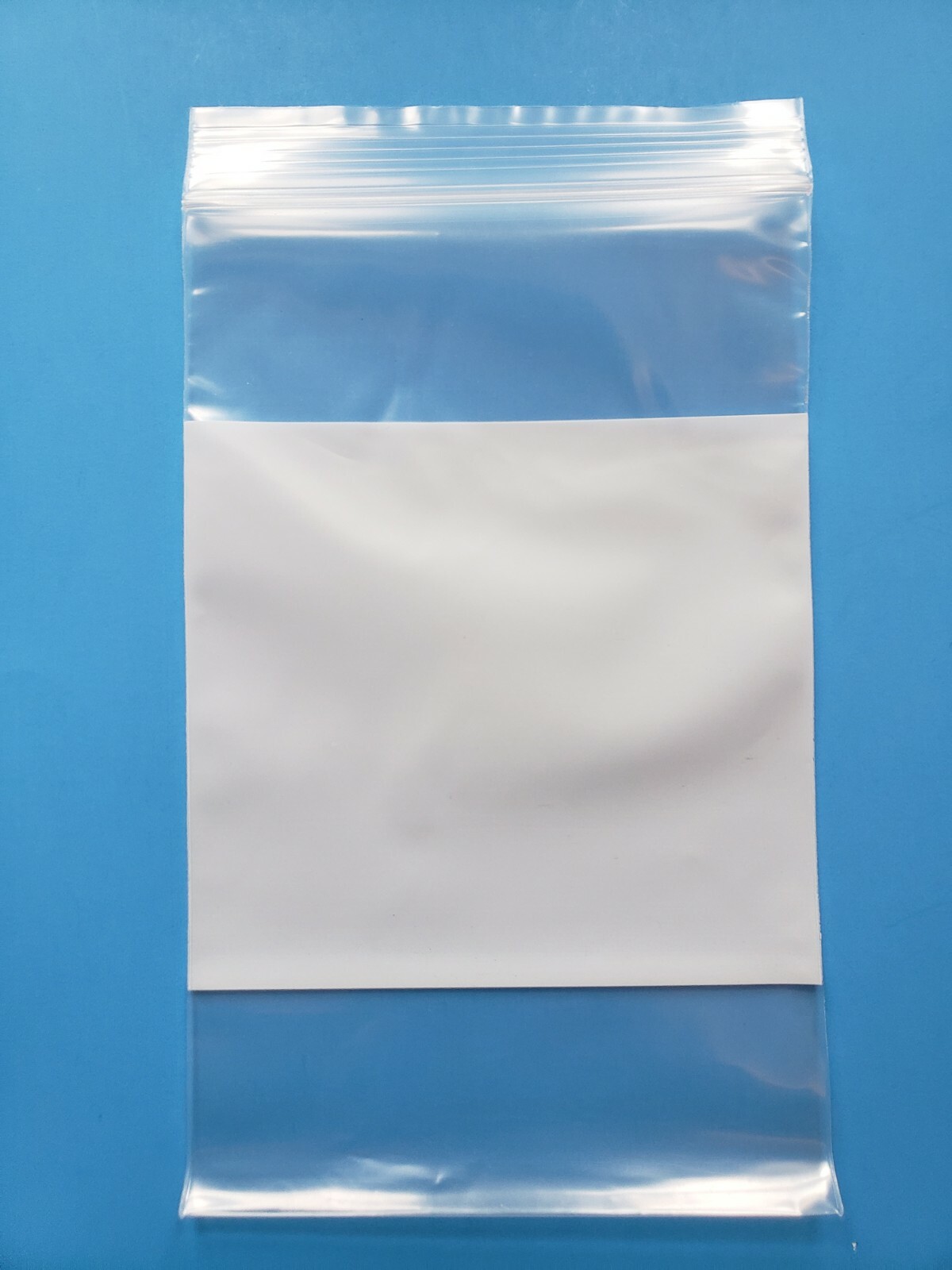 Heavy Duty 4Mil White Block Zip Seal Bags Writable Reclosable Lock Whiteblock