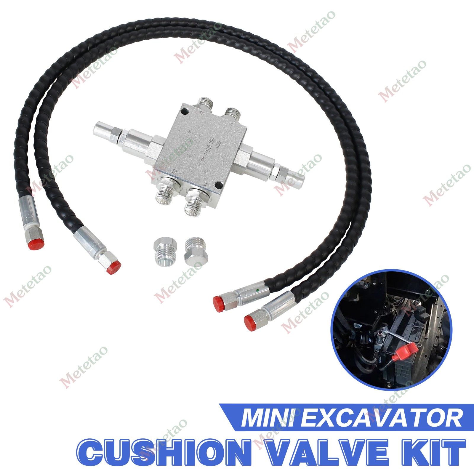 NEW For Swivel Motor Assembled Chinese Mini Excavator Cushion Valve Kit Complete