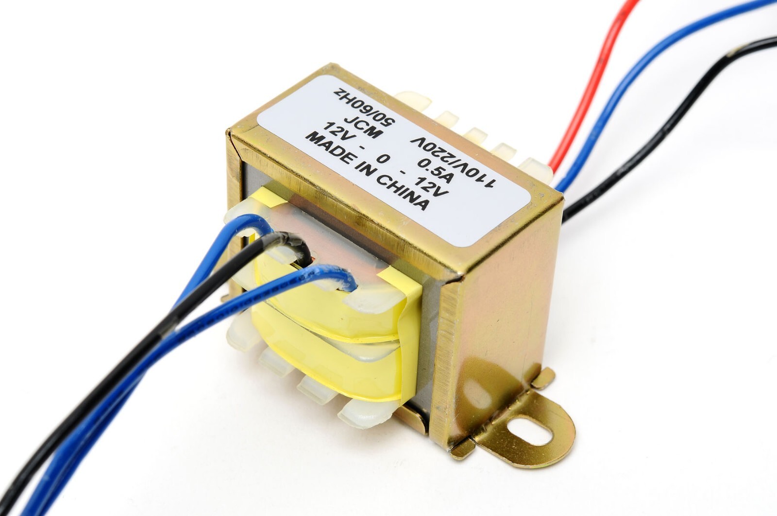 110/220VAC to 24VAC 500mA 0.5A Center Tap Power Transformer 12V-0-12V 24V 12Vx2