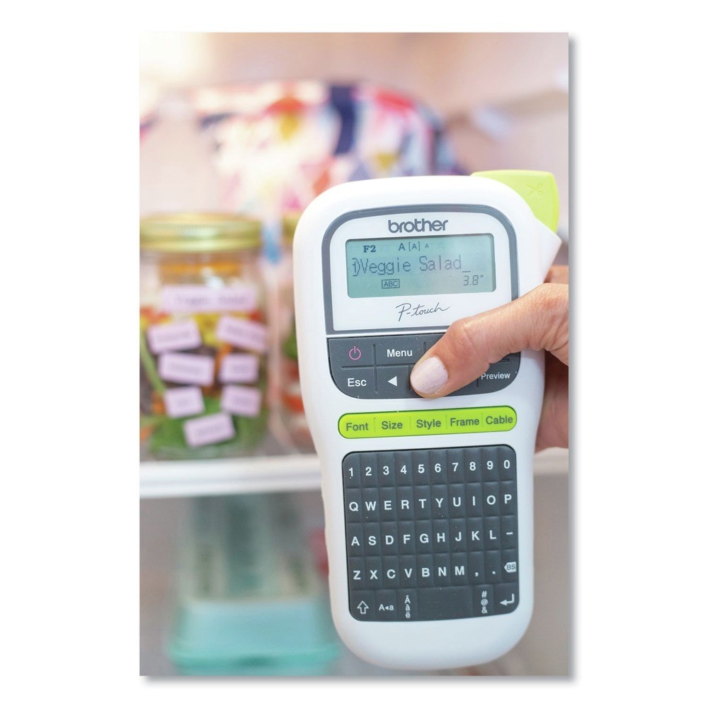 Brother P-Touch PTH110 4.5″ x 6.13″ x 2.5″ 2 Lines Easy Portable Label Maker New