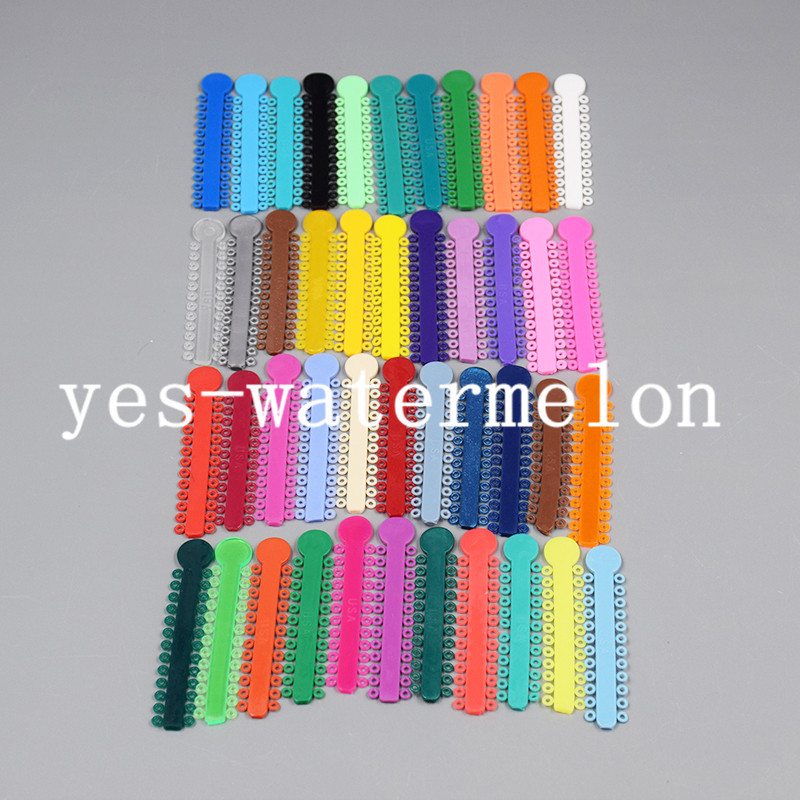 1040/ Dental Ortho Elastomeric Ligature Tie Elastics Rubber Bands Brace O-Ring