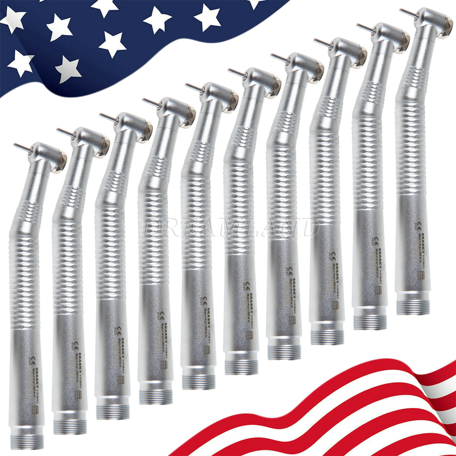 USA Dental High Speed Handpiece Push Button 2Hole SEASKY Y1BA2 PR