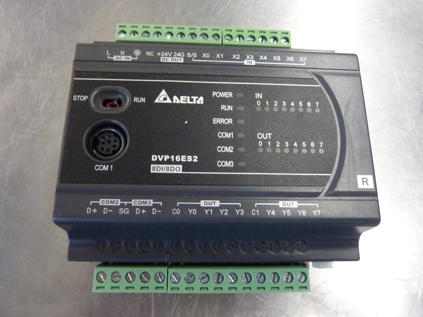 Delta DVP16ES200R PLC programmable controller (30709)