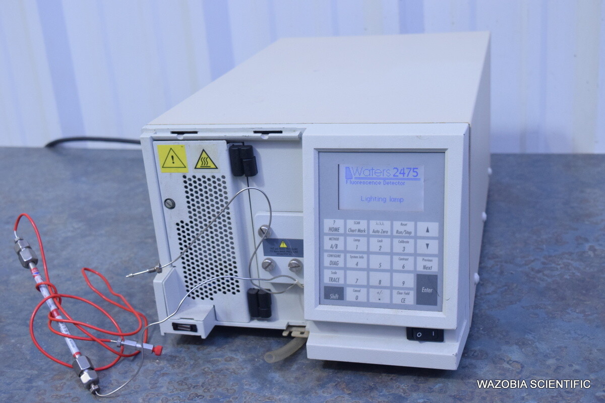 WATERS 2475 FLUORESCENCE DETECTOR HPLC CHROMATOGRAPHY WITH PHENOMENEX 00FR-3171-