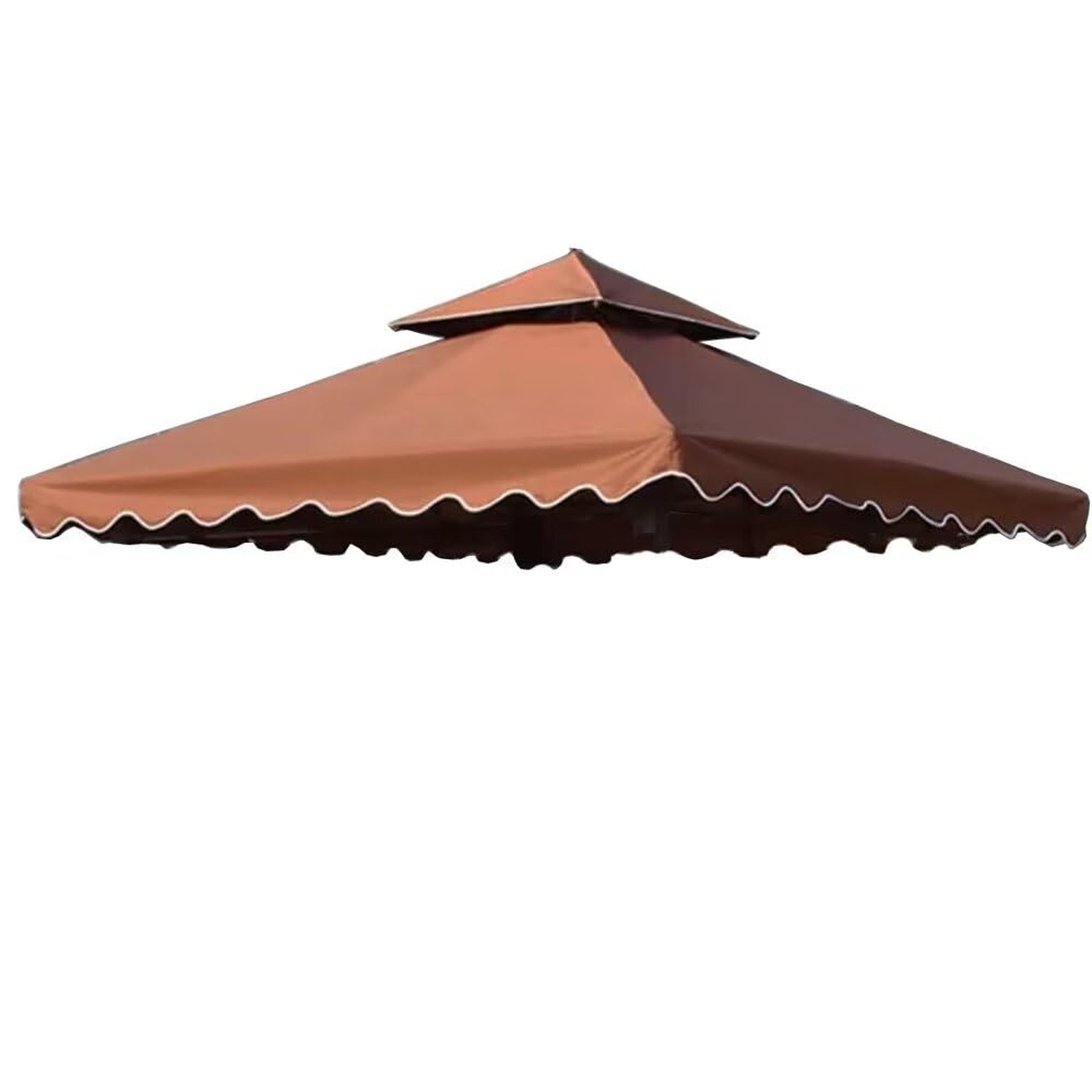 Gazebo Canopy Top Replacement Cover 118″x118″, 2-Tiers，for Smaller 10’x10