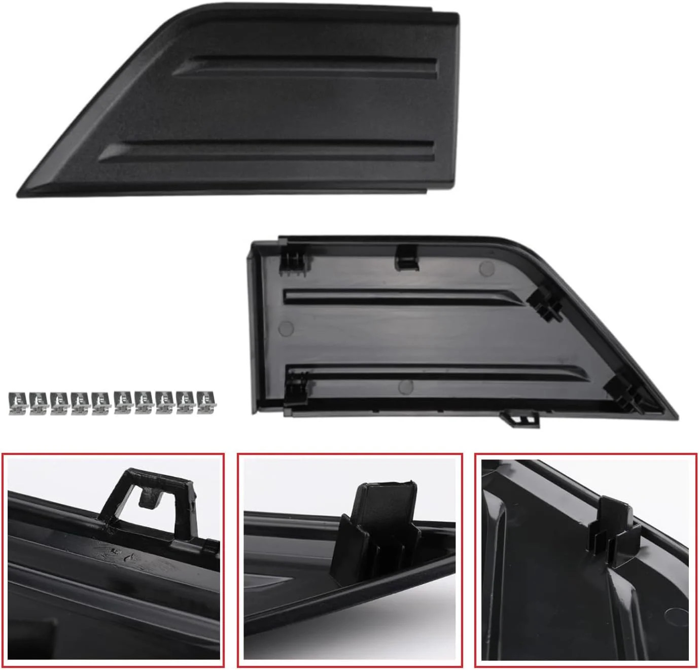 Bumper Pad 2021-2023 Compatible With Ford F-150 F150 Front Bumper Cover Trim