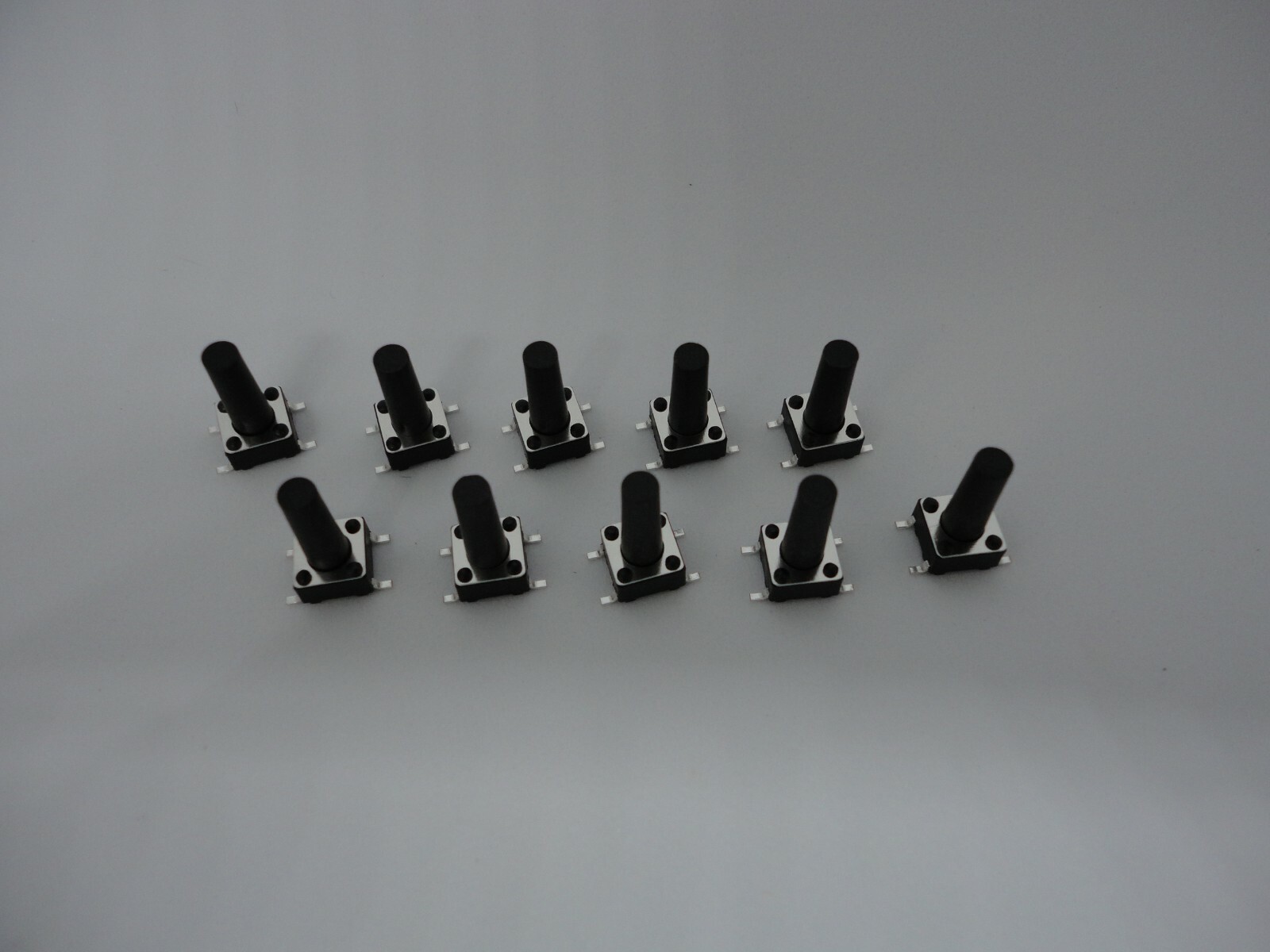 10 Pcs Pack Lot 6x6x13mm Momentary Push Micro Button Tactile Switch SMD 4 Pins