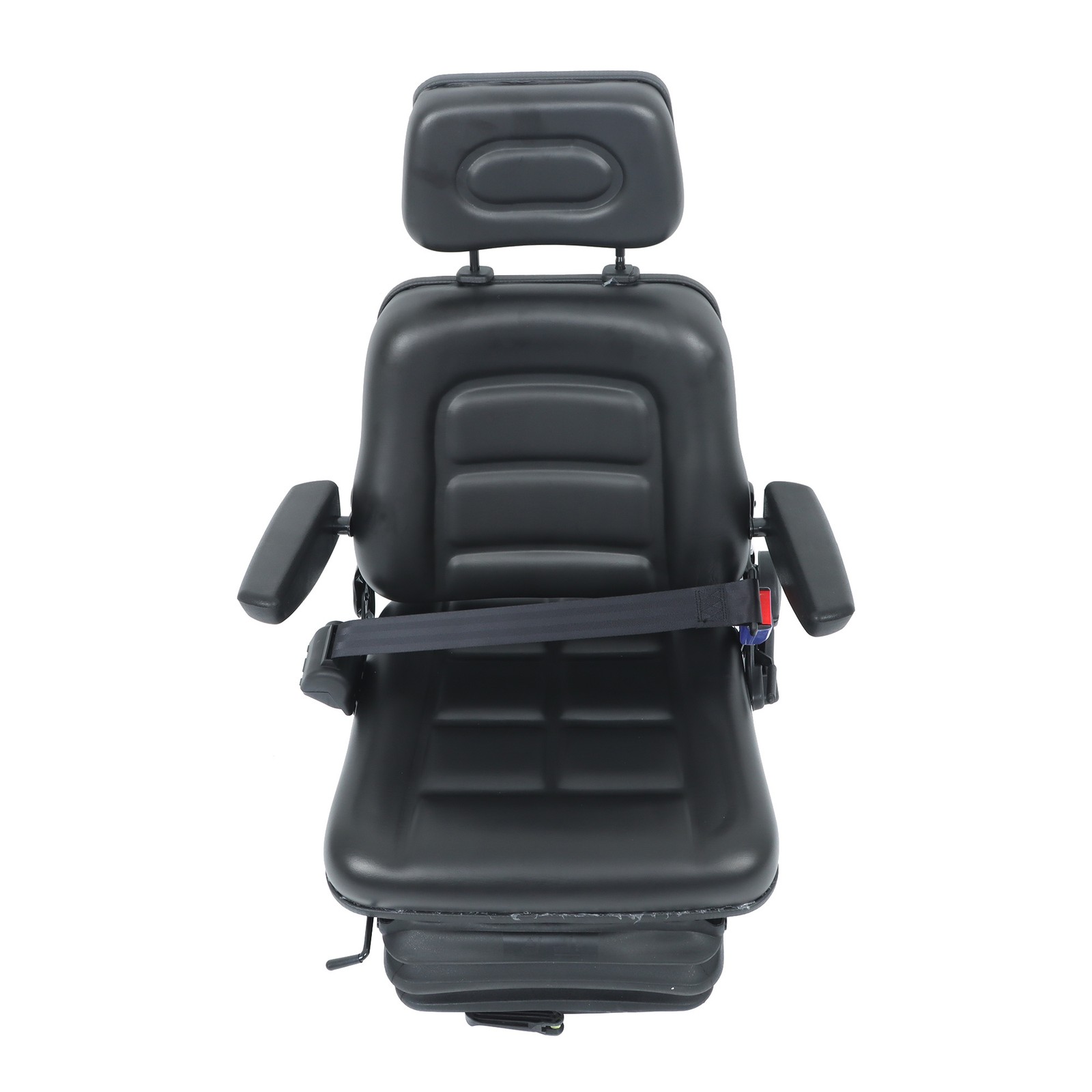 Forklift & Tractor Seat Suspension Adjustable Backrest Armrest Safety Belt