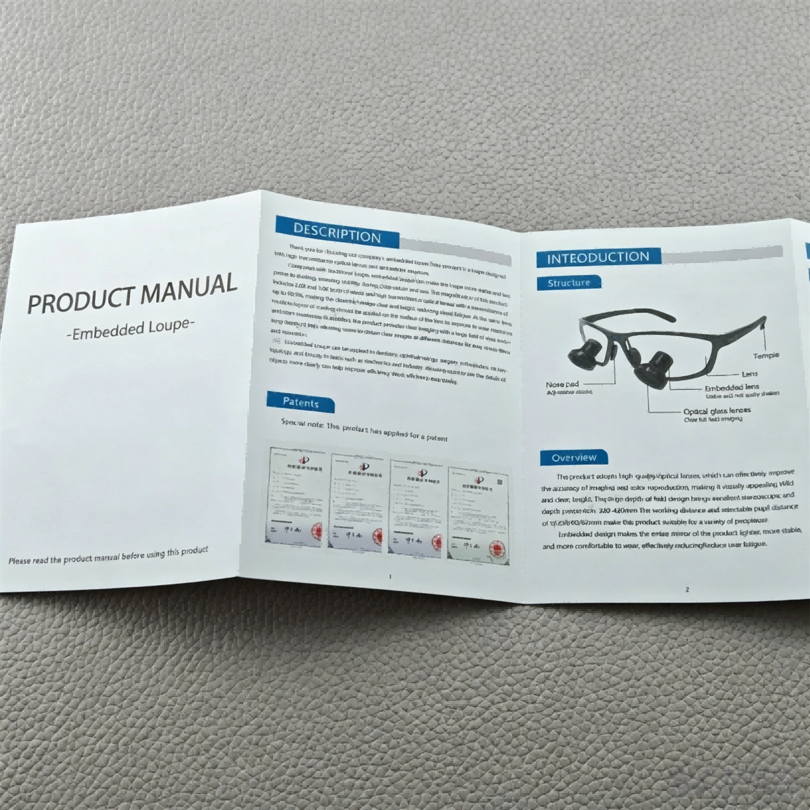 48g Ultra-Light Dental Surgical Loupes 2.0X 3.0X Ergonomic TTL Magnifier Glasses