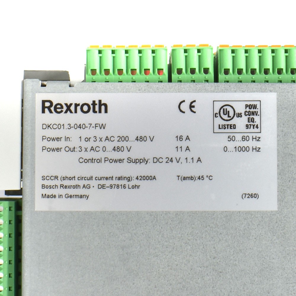 NEW Rexroth DKC01.3-040-7-FW Indramat Ecodrive Drive Controller 40A R911279426