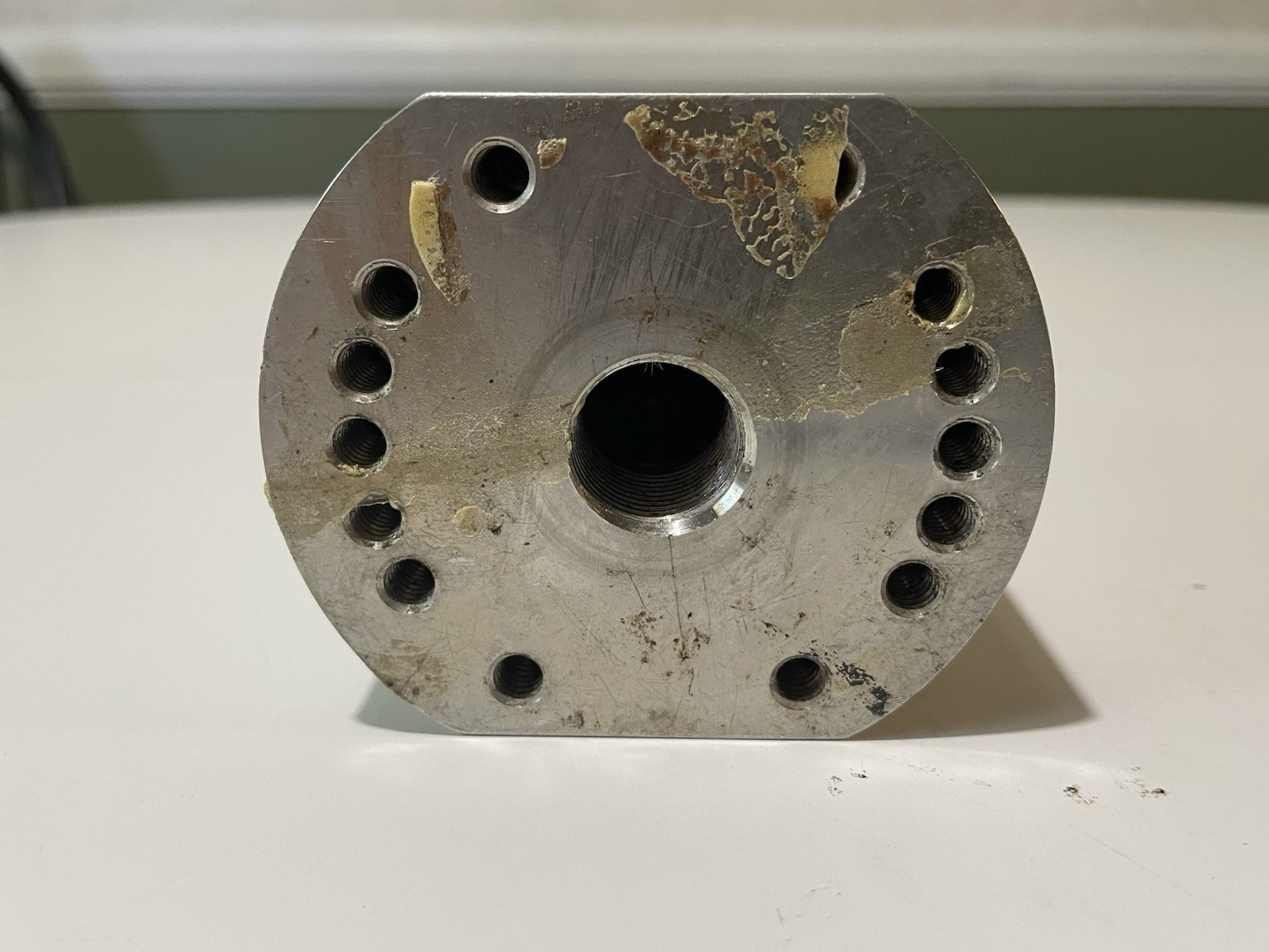 Industrial Hydraulic Valve Body Manifold Housing 9.75” 10 lb Appears Stainless