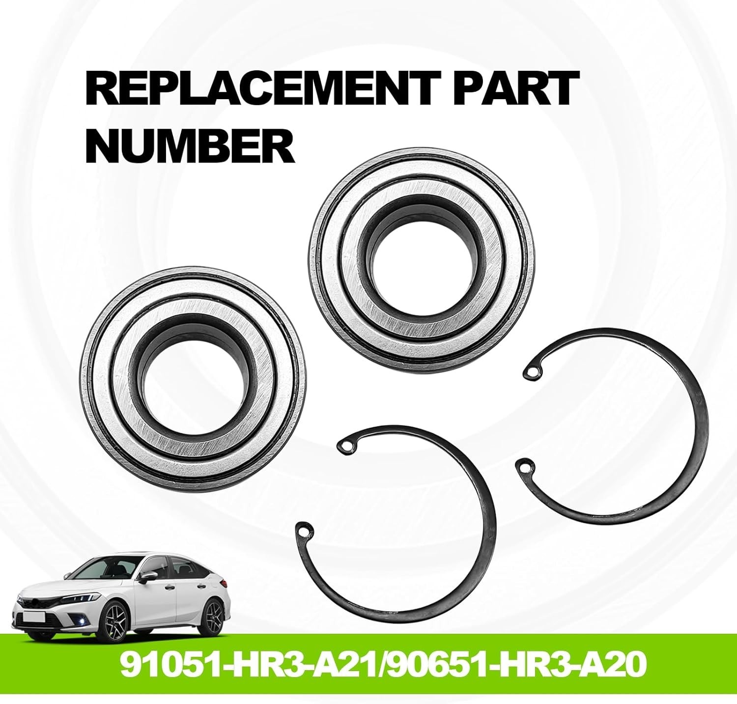 2014-2024 Honda Rancher 420 Rubicon/Foreman 500 520 Front Wheel Bearing/Seal Kit