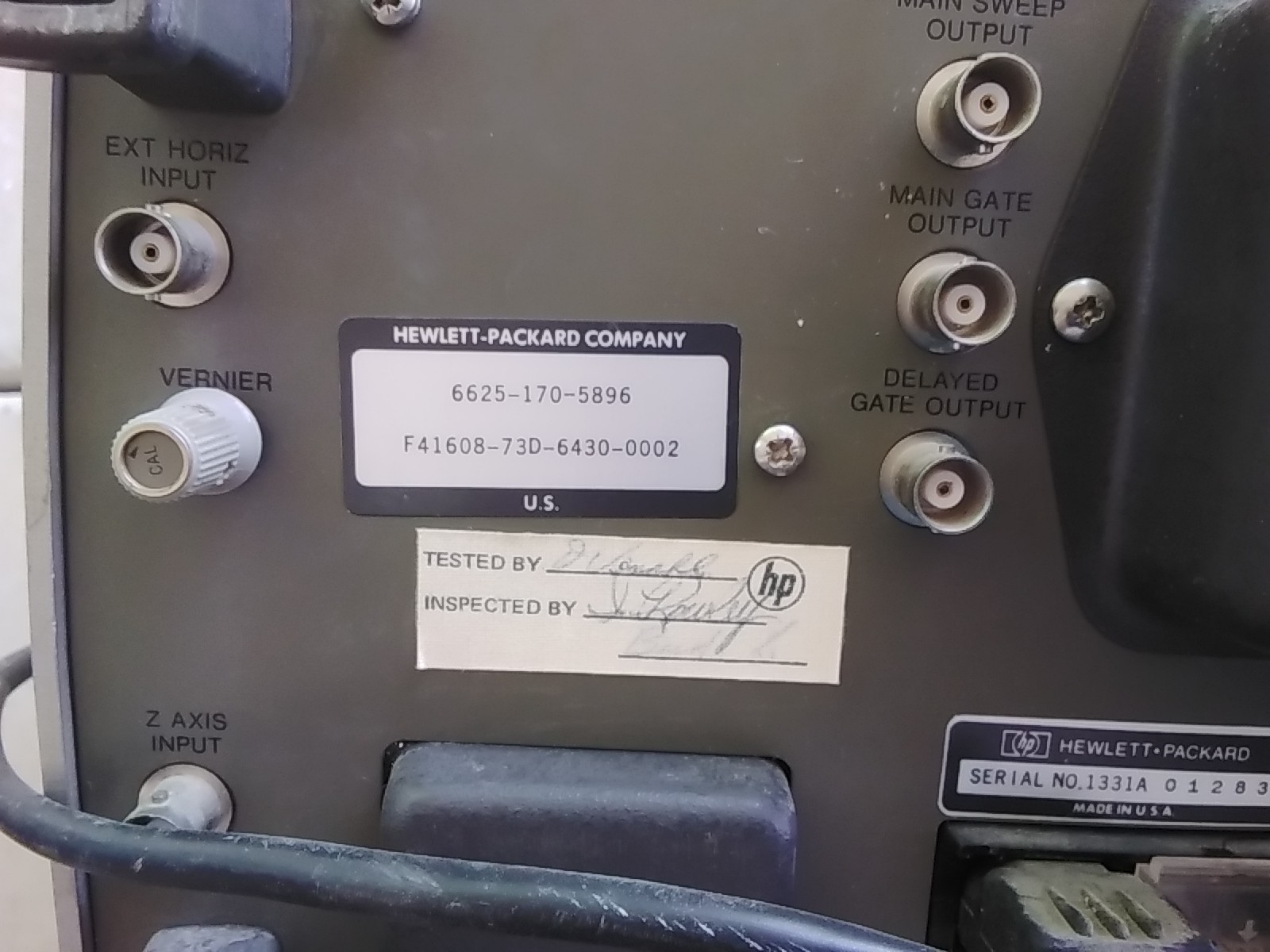 B&K Precision 1710A Dual Trace Oscilloscope -OPT H50