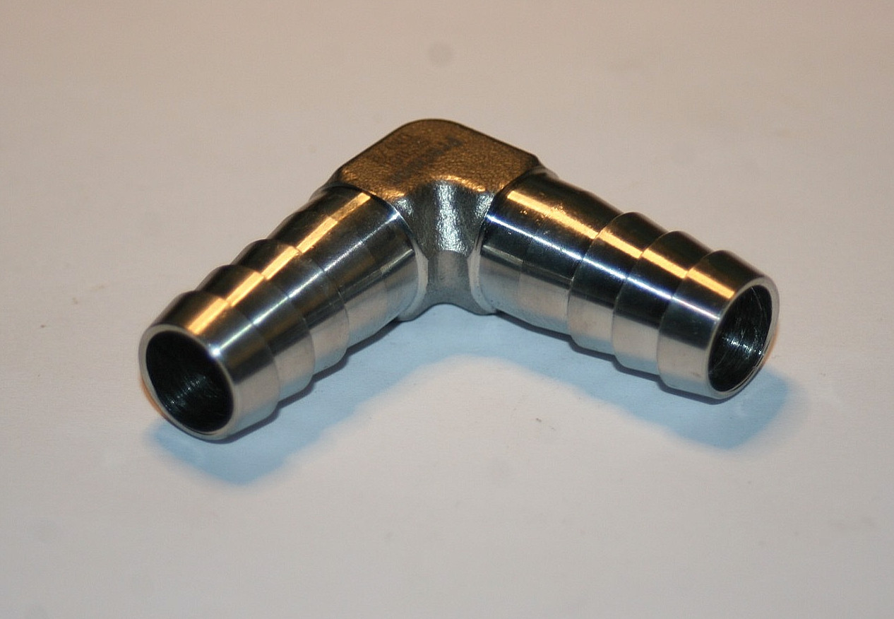 1/2 OD Barb 316ss Elbow Hose Fitting Precision DN1/2