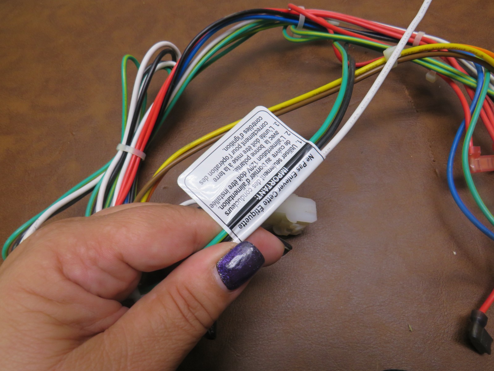 ICP/CARRIER FURNACE WIRING HARRNESS PT#337709-101 LOCATI 1-1-2-10-5