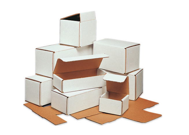 100 Pack 6x4x2 White Corrugated Shipping Mailer Packing Box Boxes 6″ x 4″ x 2″