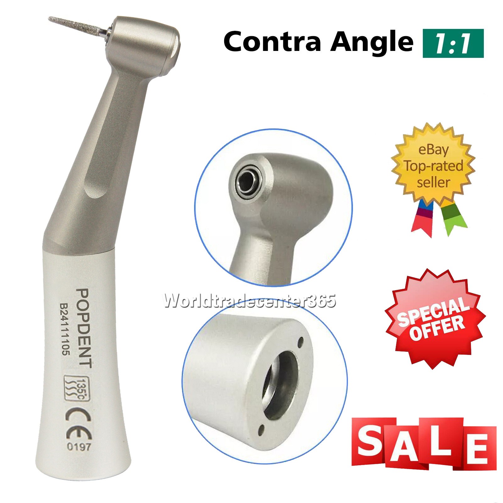 NSK Style SG20 Dental Implant 20:1 Contra Angle Push Button Surgical Handpiece A