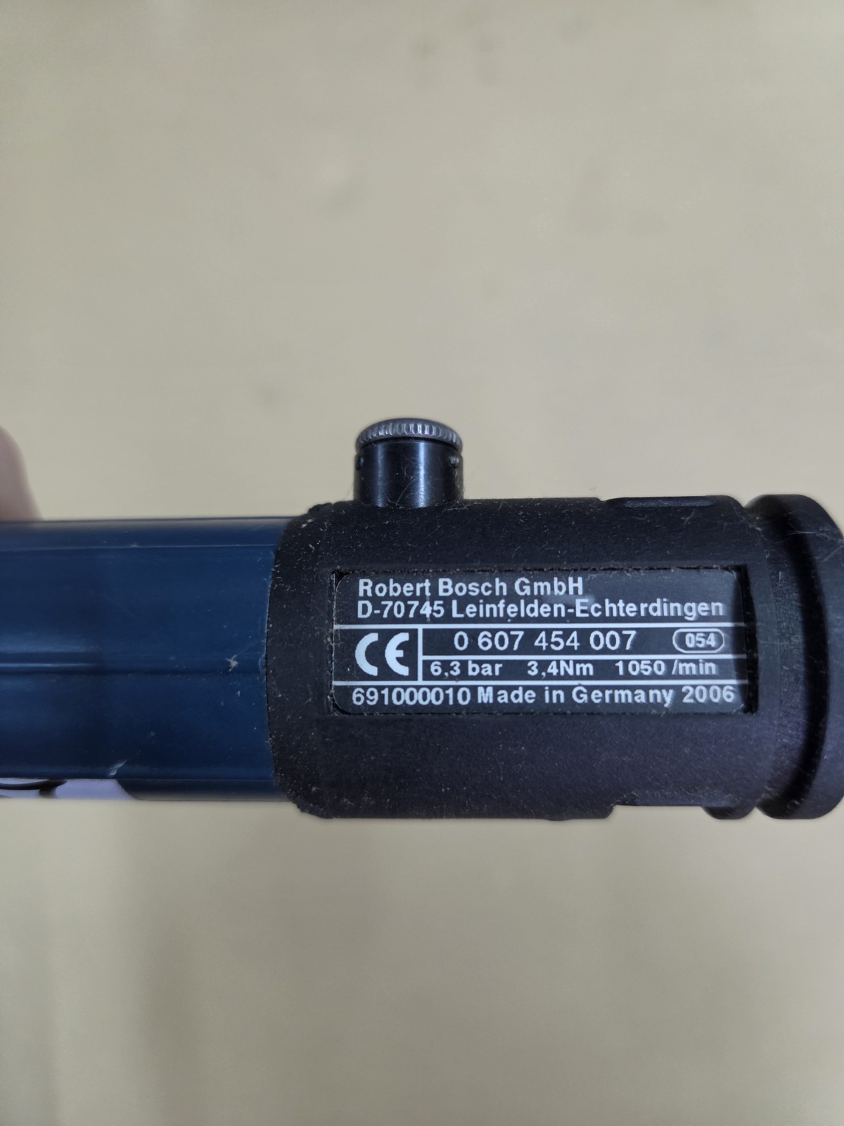 NOS Bosch Pneumatic impact wrench 7454/ 0 607 454 007 6.3 bar 1050/min