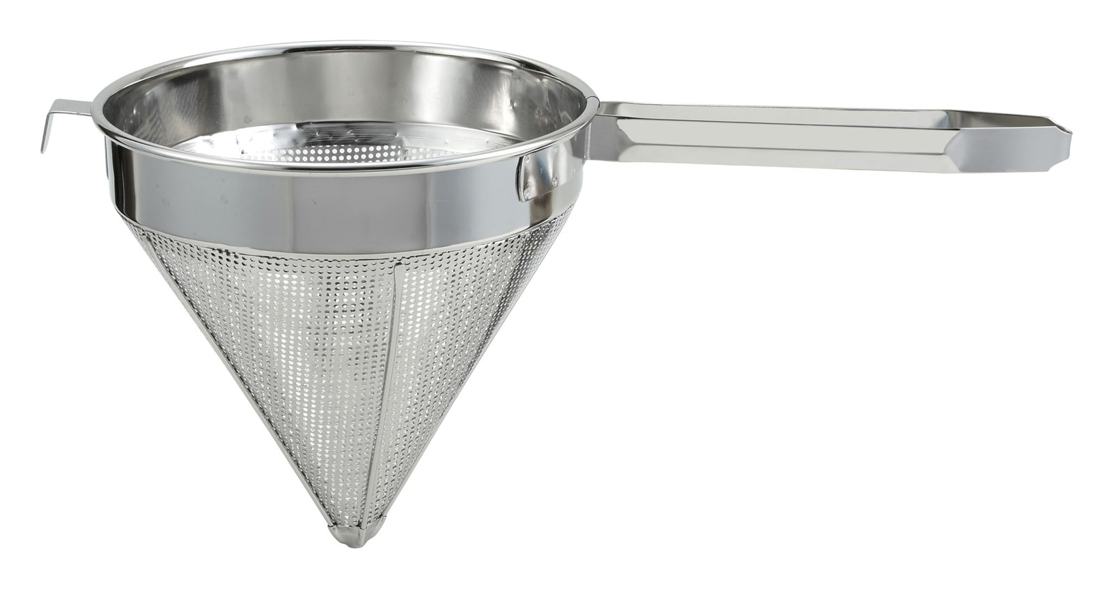 Winco China Cap Strainer 10-Inch Diameter Coarse Mesh Medium Stainless Steel