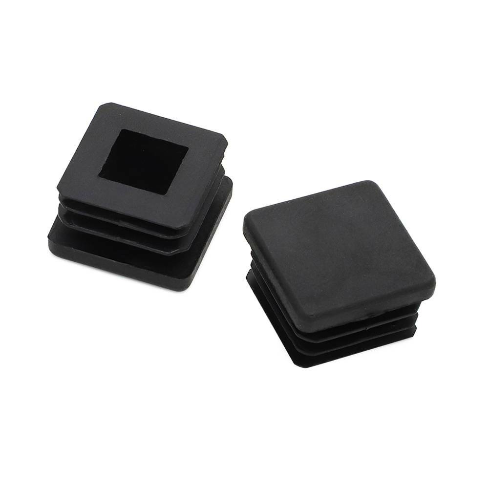 10pc 1″ inch Square Tube Hole Plug Plastic End Cap 1×1 Inch Tubing Insert Glide