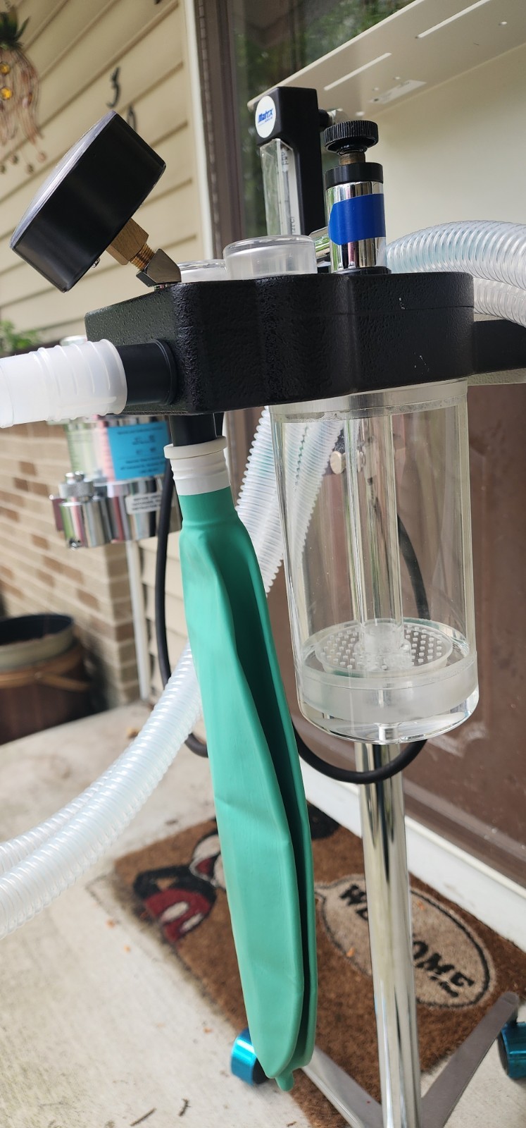 Matrix Anesthesia Breathing Circuit Assembly, Ventilator, Cart Mounted