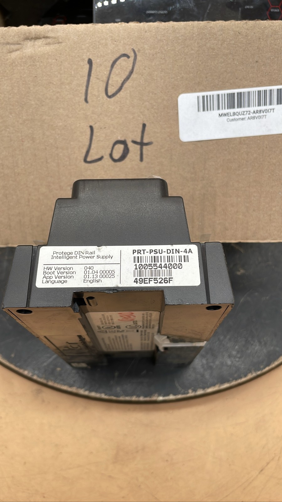 ICT PRT-PSU-4A-DIN DIN Rail 4A Intelligent Power Supply Module Lot of 10