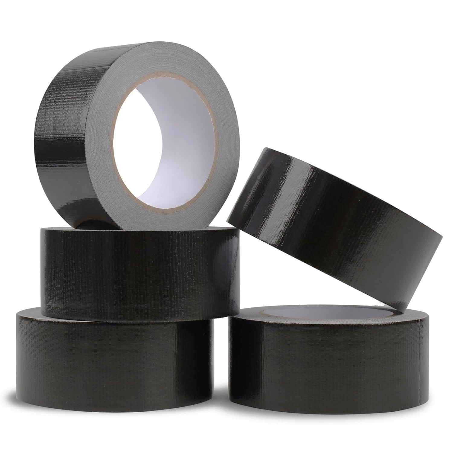 24 Rolls – Duct Tape 2 Inch x 60 Yards 6 Mil – Utility Grade Adhesive Tape Black