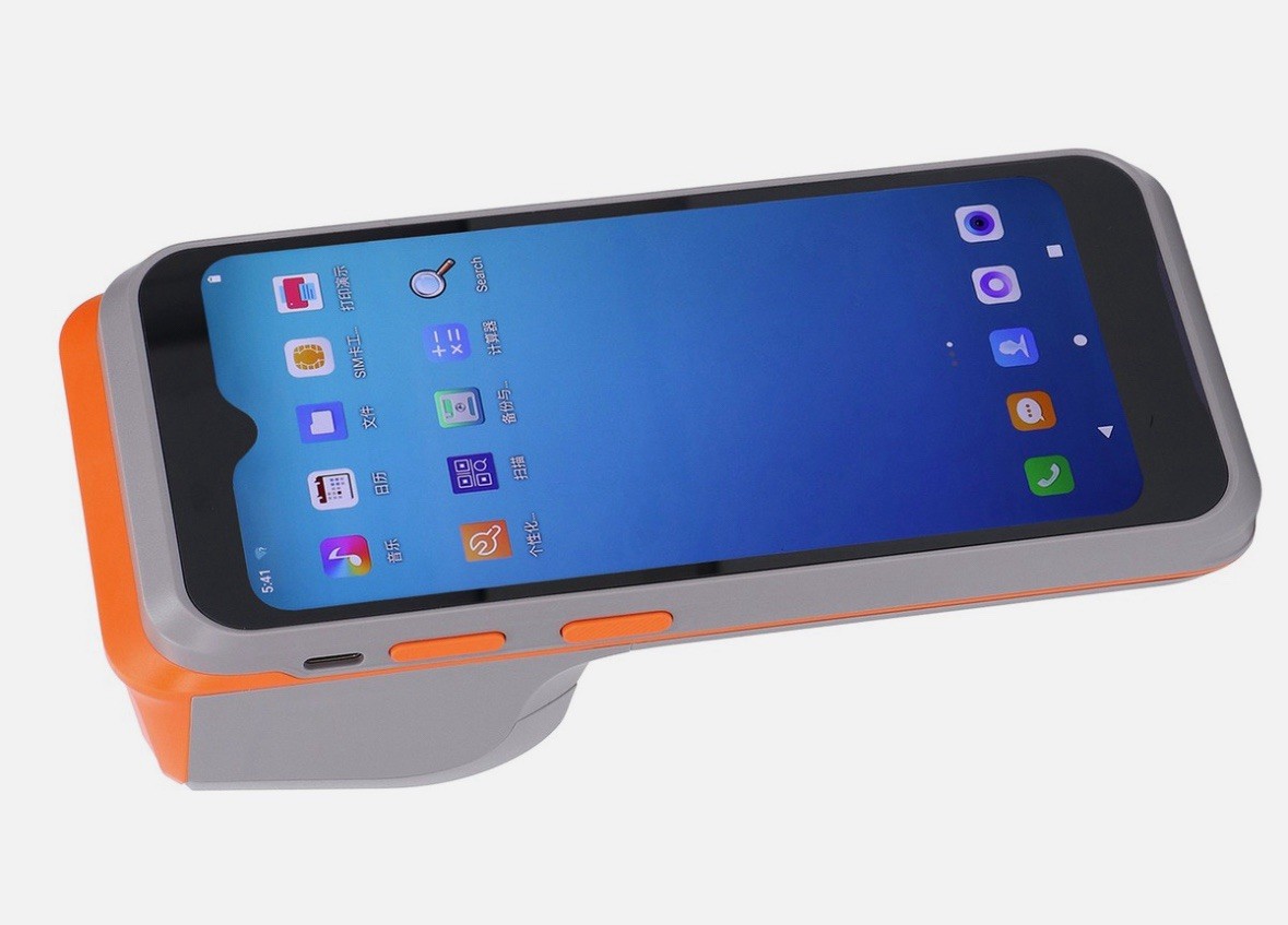 “Handheld Android POS terminal thermal printer”