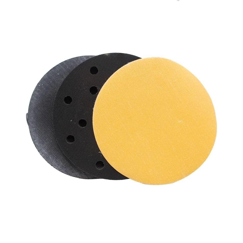 LAUCO 6-Inch Soft Interface Pad – 15-Hole Hook & Loop Foam Cushion Buffer Pad