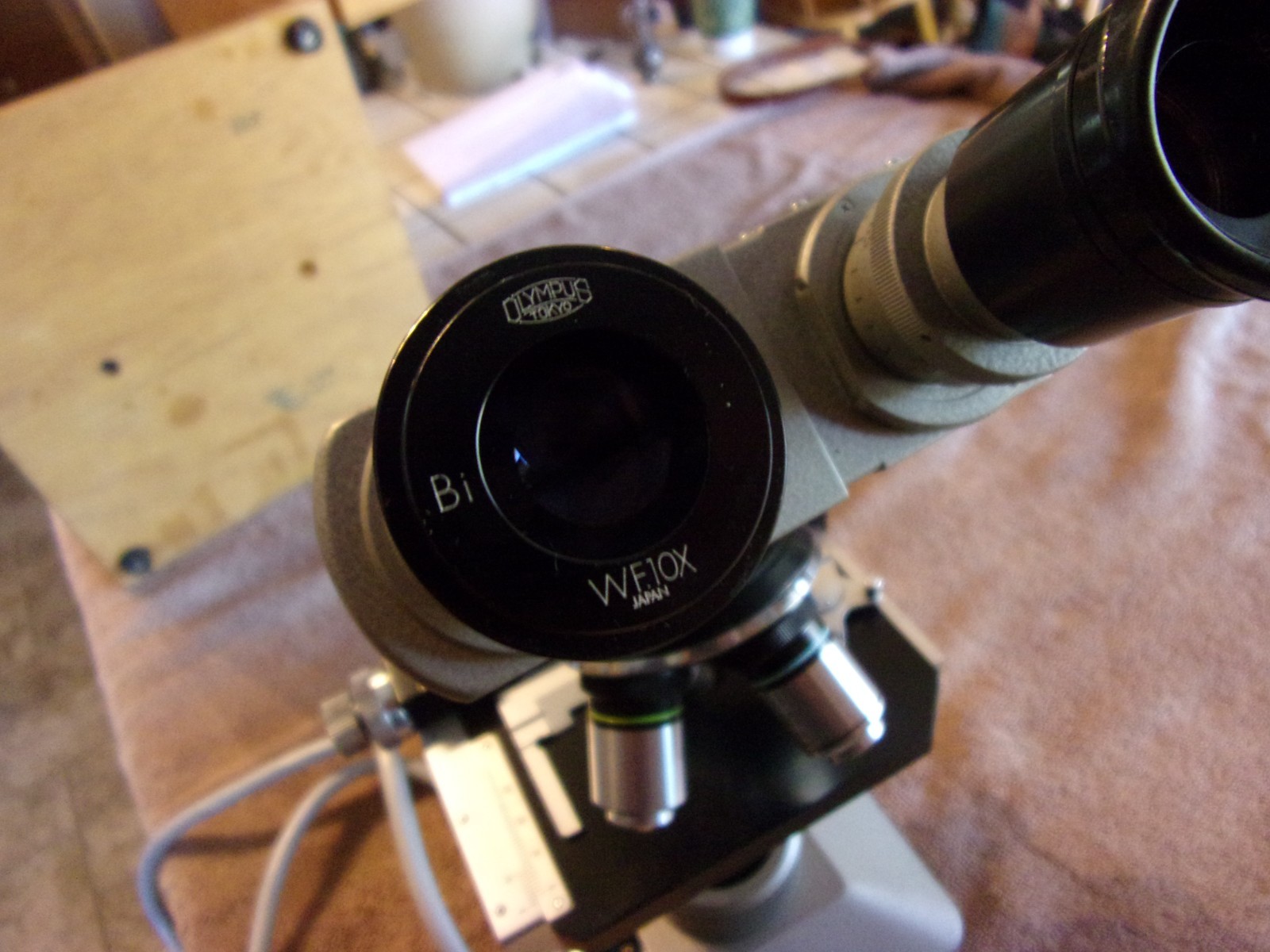 Olympus KHC Microscope With Case Instructions *Tested And Works Perfectly*