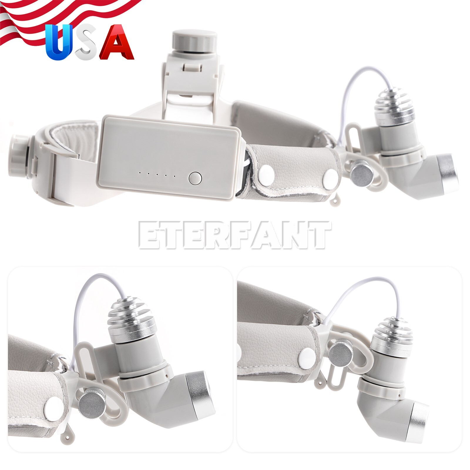 Surgical Headlight for Medical Ent and Dental with 10 Watt Wireless Led Lamp New