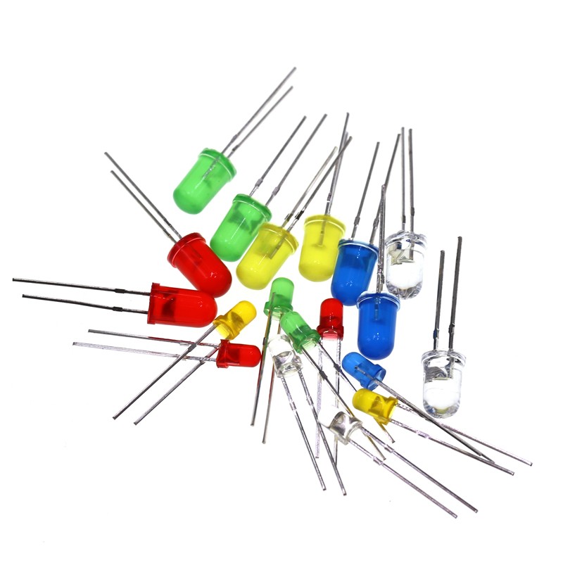 3mm 5mm 8mm 10mm Round LED Diode RGB Lights Emitting White Blue Red Yellow Green