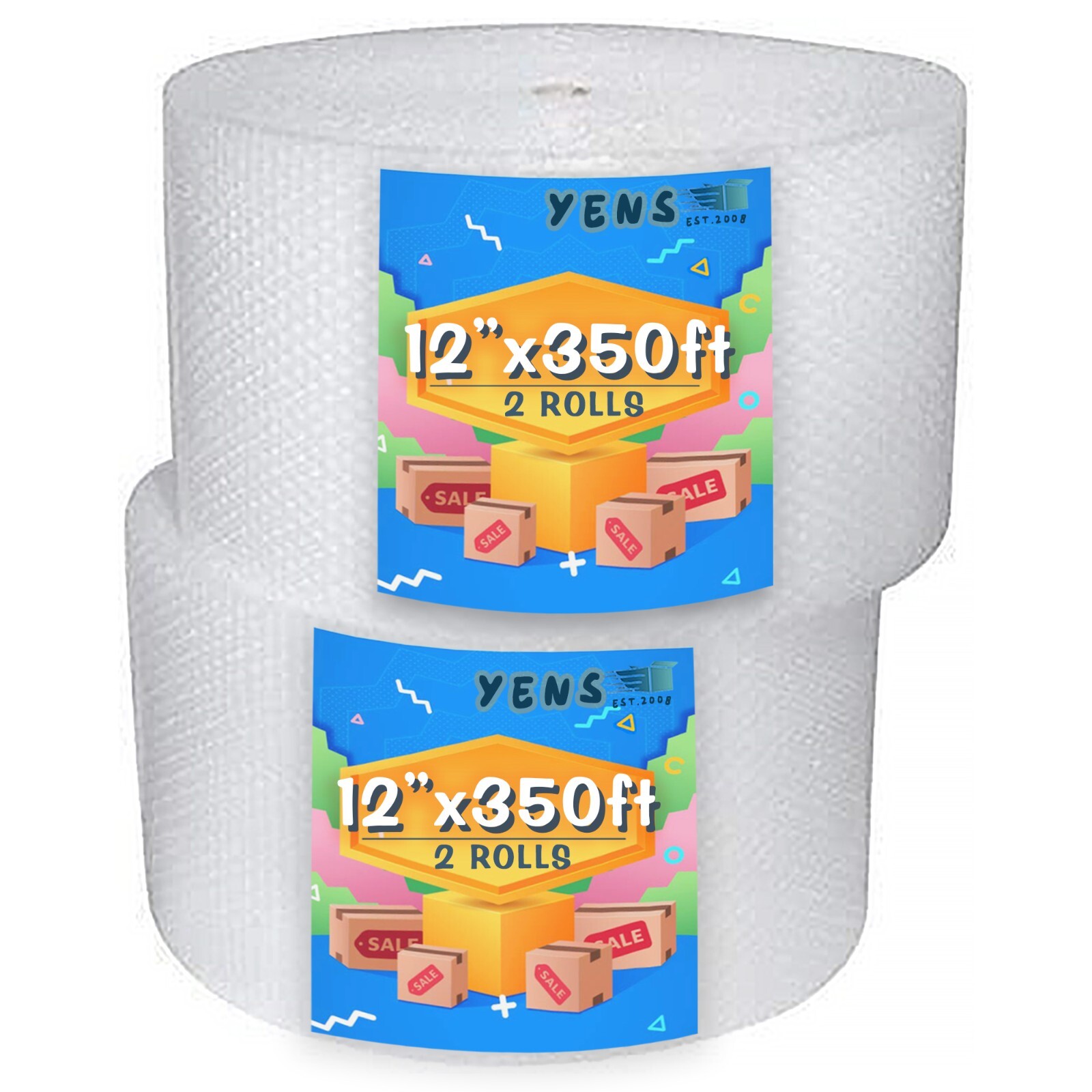 3/16″ Small Bubble Cushioning Roll Padding Roll 700’x 12″ Wide Perf 12″ 700FT