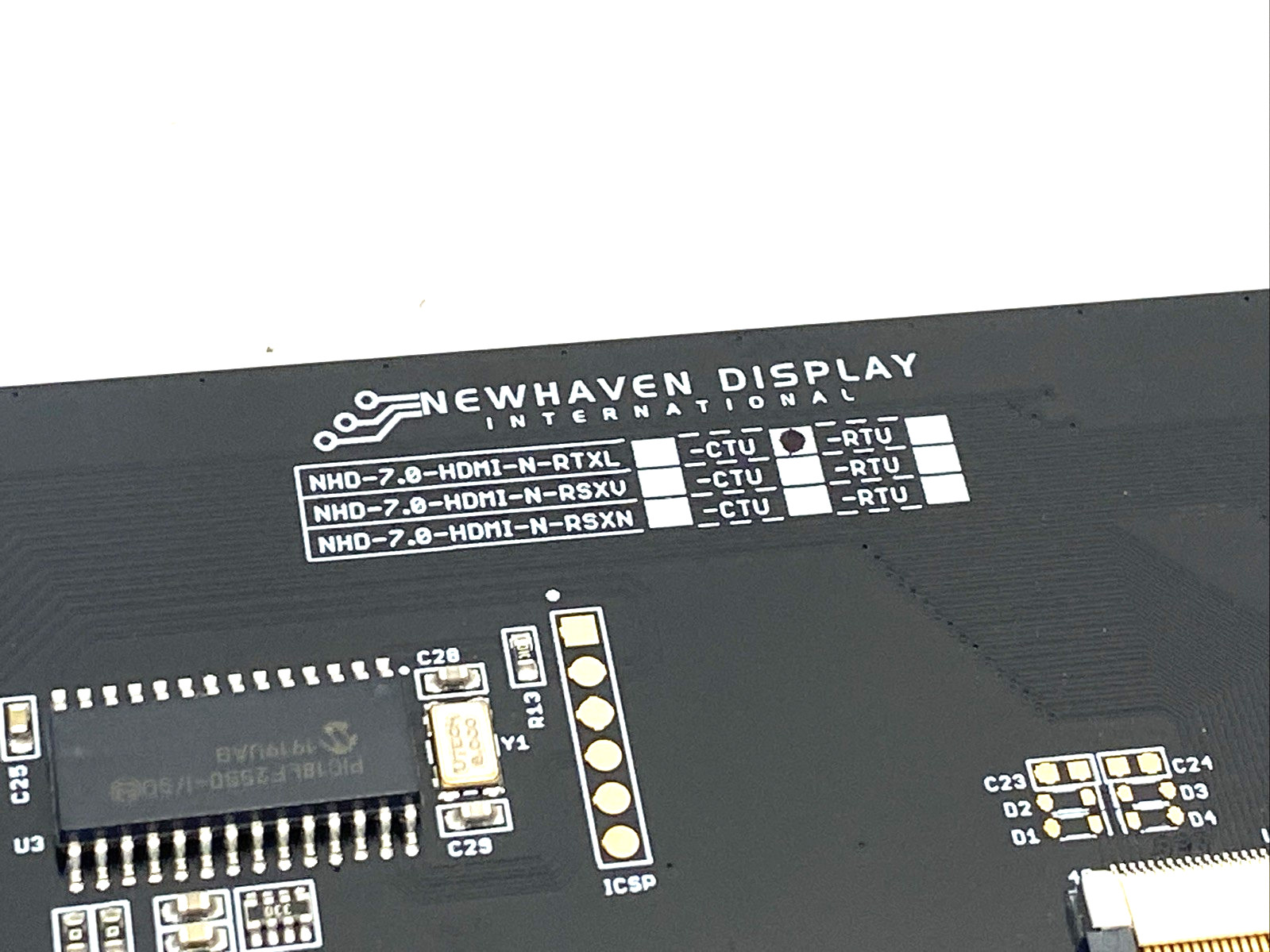 Newhaven Display NHD-7.0-HDMI-N-RTXL-RTU TFT Display 7″ 800×480 Res. TFP401A