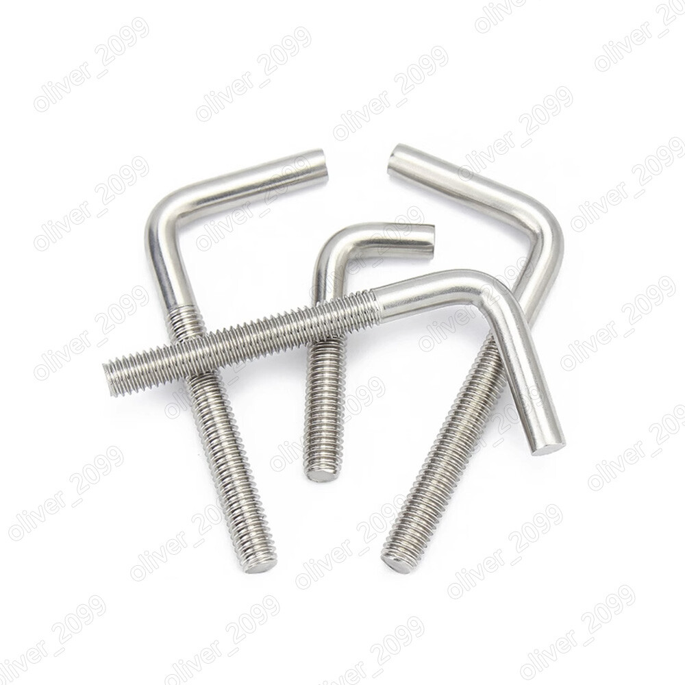 304 Stainless Steel L-Shaped 7-Shaped Screws M4 M5 M6 M8 M10 M12