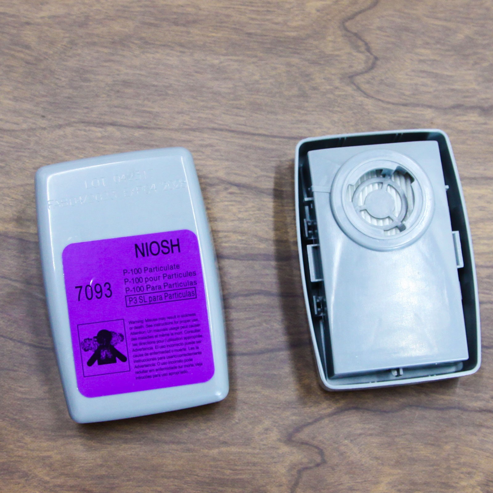 New sealing boxes for two particle filter cartridges in the United States US