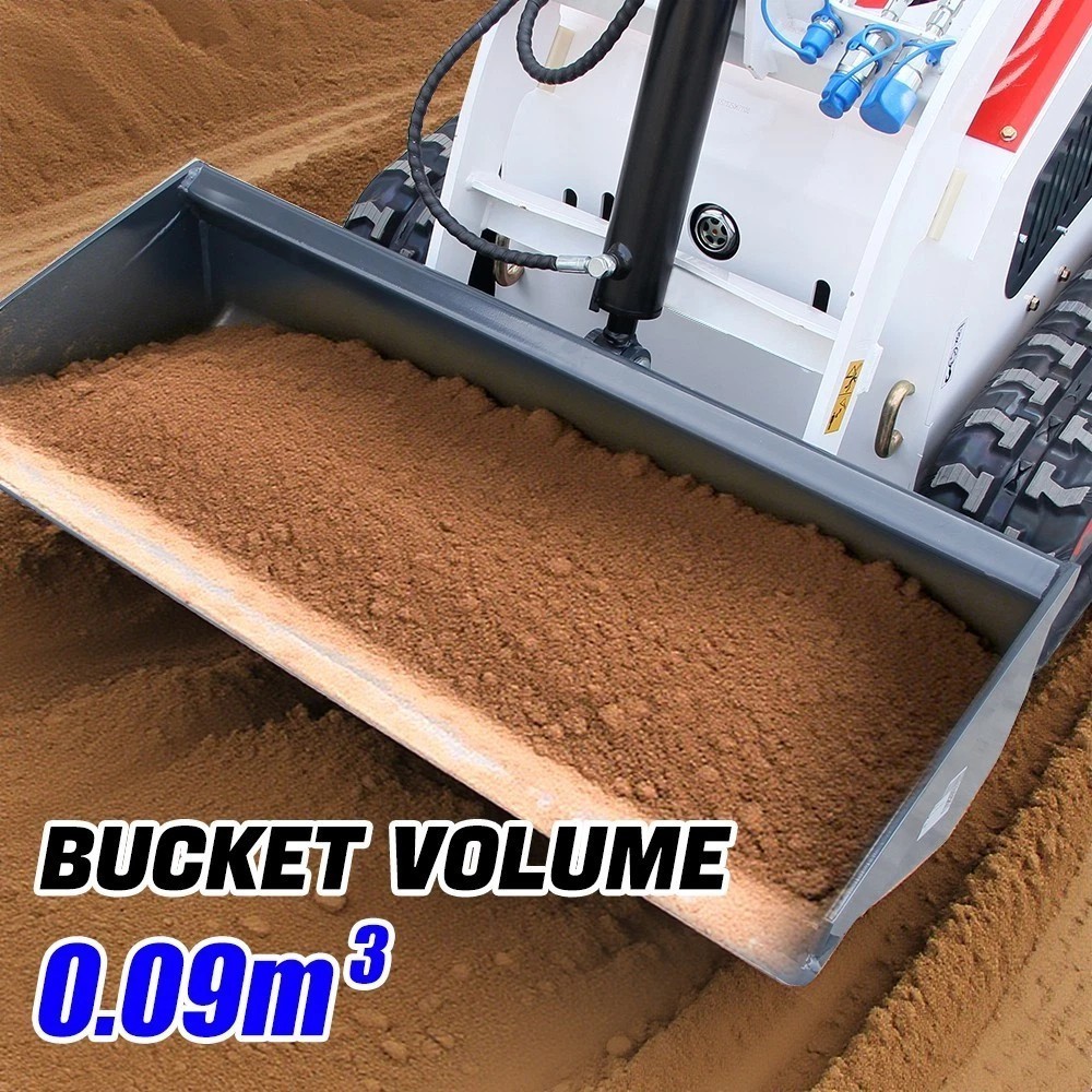 Compact stand-up tracked mini skid steer loader Runtong R420 Engine US in Stock