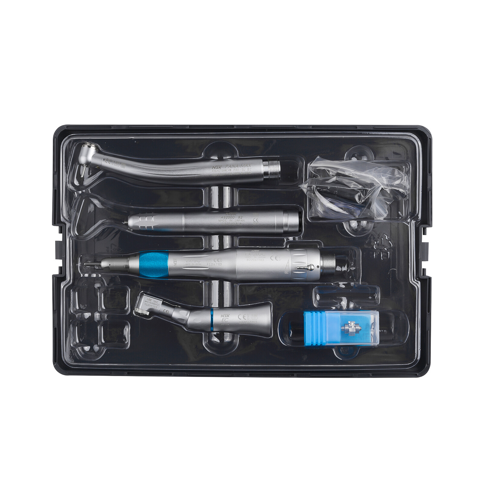 NSK Type Dental PANA MAX LED High Speed Handpiece+Air Scaler+EX203C Low Speed US