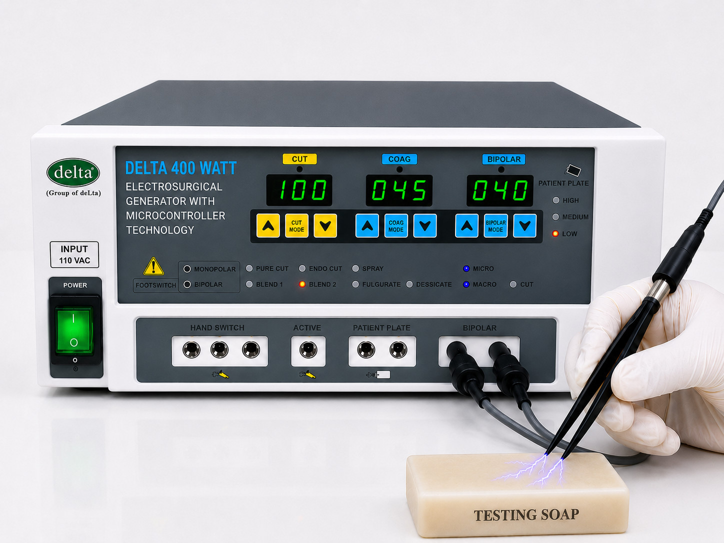 Delta Electro surgical Cautery G400 Watt Digital Electro Surgical Generator