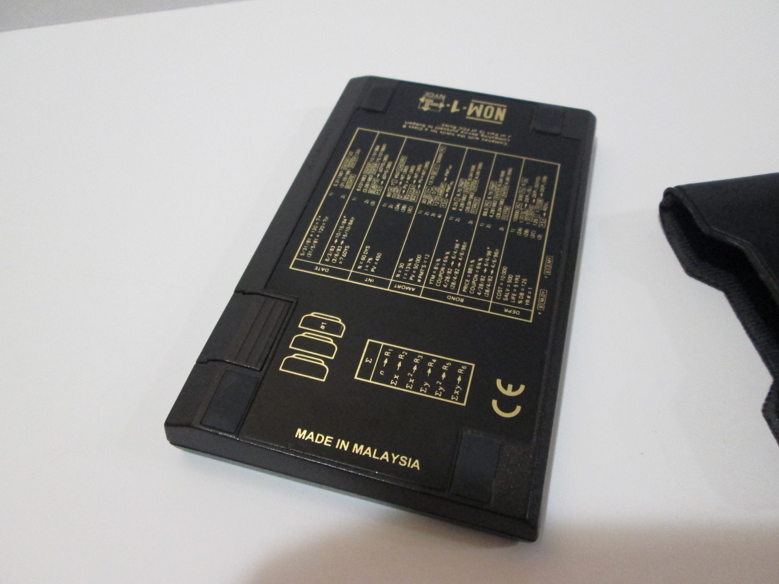 Vintage HP 12C Financial Programmable Calculator Made in Malaysia With Case
