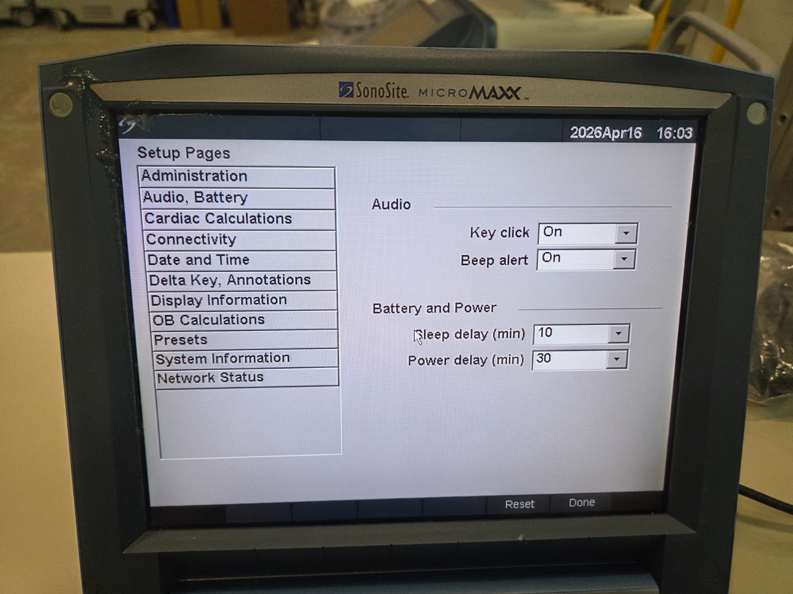 Sonosite Micromaxx Diagnostic Ultrasound System
