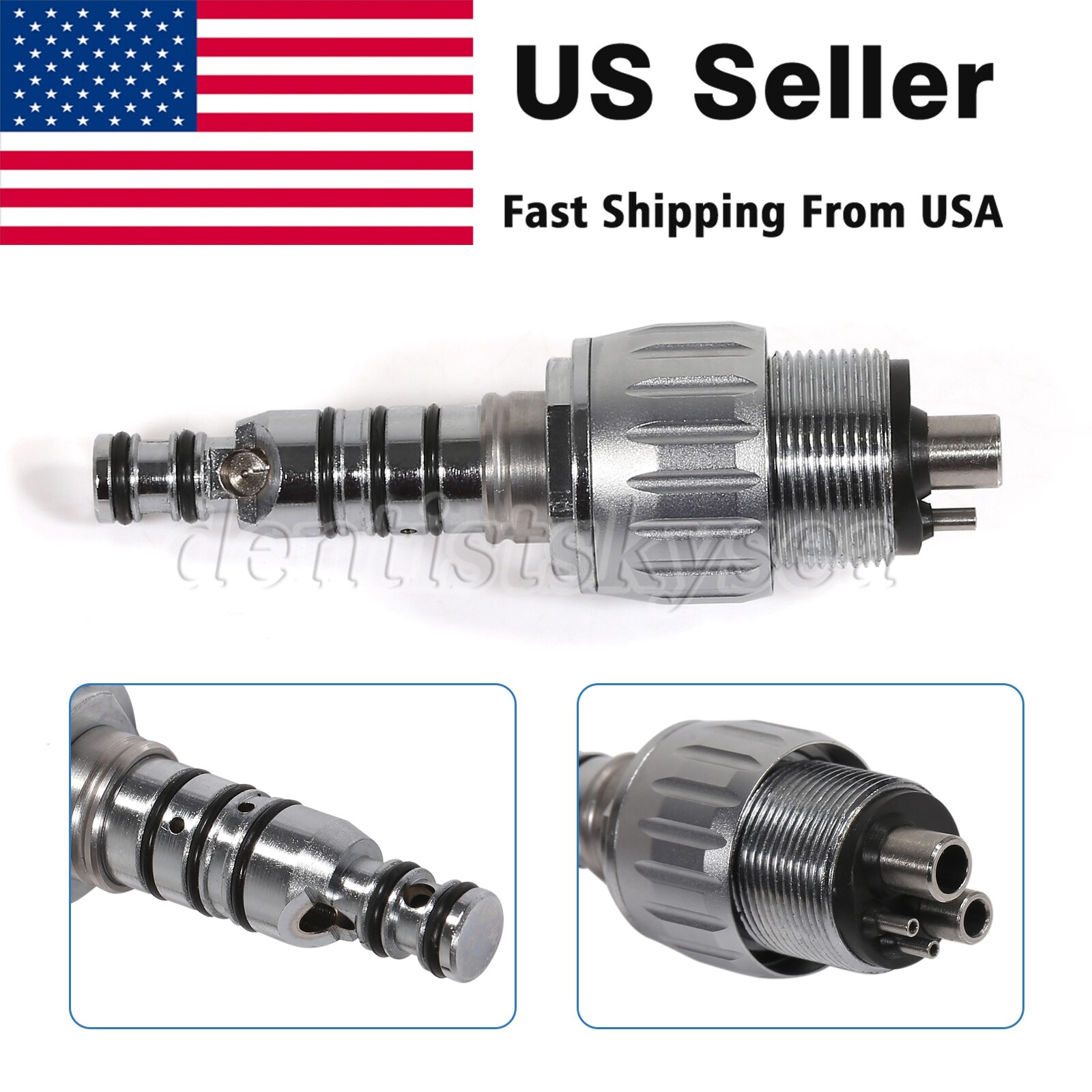 Dental KaVo MULTIflex Style Coupler 4 Hole High Speed Handpiece Quick Coupling