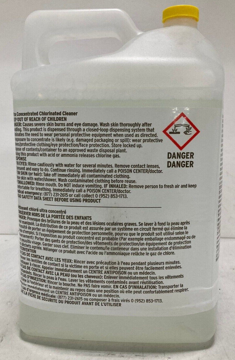 Ecolab Marketguard 121 All Purpose Cleaner, Concentrated Chlorinated, 2.5 Gal