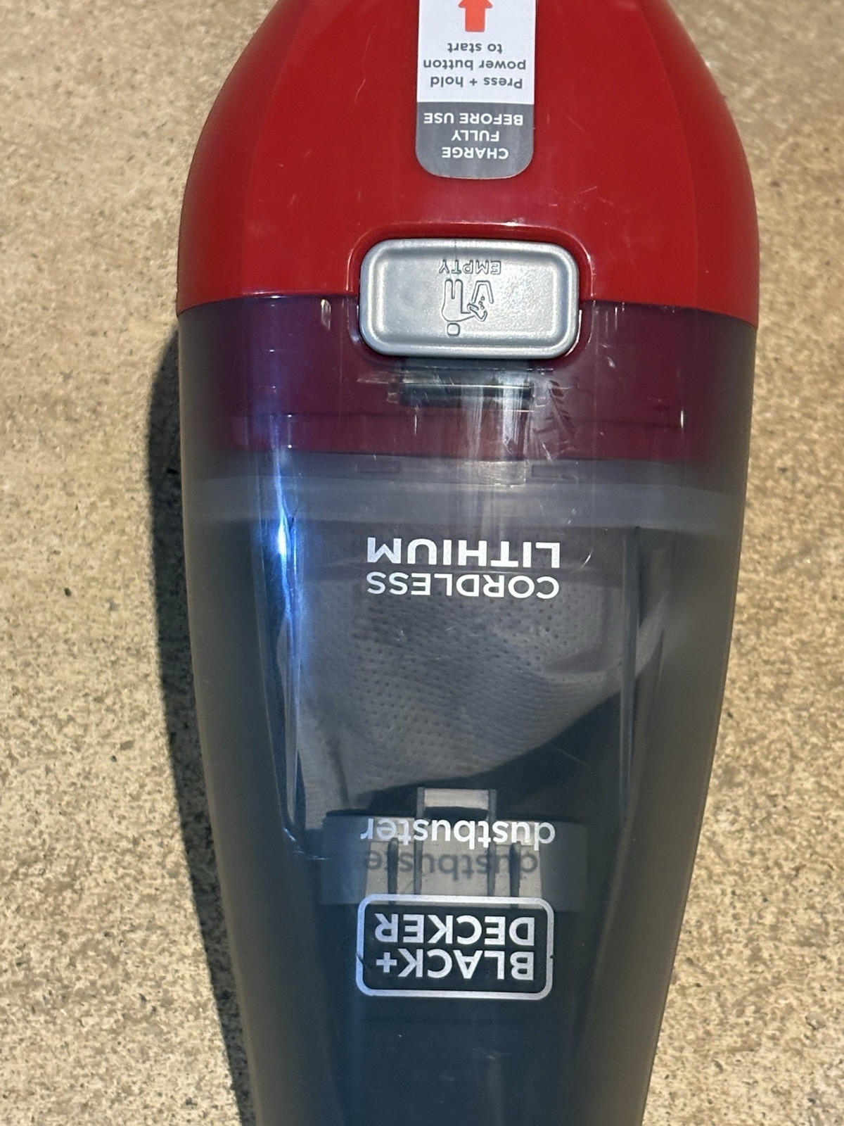 BLACK+DECKER dustbuster Cordless 7.2V Hand Vac Bagless Washable +Tool
